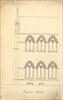Basiliek: opmeting zijgevel kapittelgebouw
